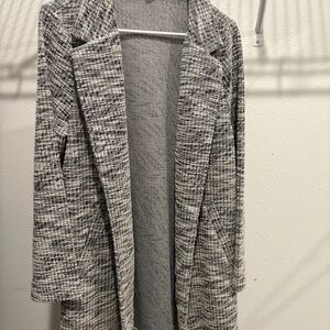 Long Blazer Cardigan, size Large
